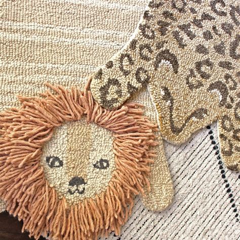 Add a bit of safari fun to your little one's nursery with our decorative animal shaped rugs! Jungle Boho Nursery, Vintage Safari Nursery, Safari Toddler Room, Woodland Theme Room, Jungle Nursery Theme, Boho Themed Nursery, Boho Safari Nursery, Neutral Safari Nursery, Safari Nursery Boy