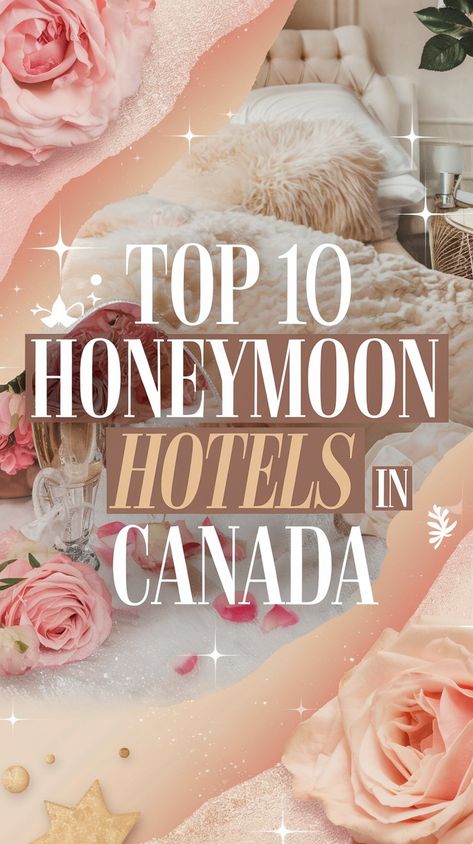 If you are looking for a honeymoon that’s equal parts chic, cozy, and totally romantic, check out this honeymoon hotels list from Canada. Honeymoon Hotels, Romantic Honeymoon, Romantic Travel, Travel