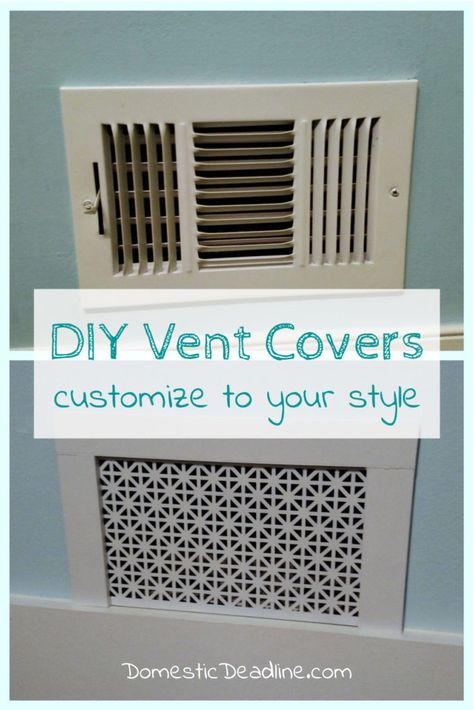 Vent Covers Diy, Air Conditioner Cover, Home Improvement Loans, Air Vent Covers, Interior Minimalista, Up House, Diy Home Repair, Vent Covers, Home Upgrades