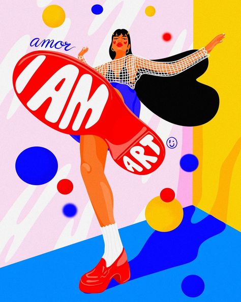 I am art illustration and lettering Crazy Illustration Art, Corporate Art Style Illustration, Clothing Illustration Design, Print Illustration Design, Poster With Illustration, Graphic Poster Illustration, Stickers Illustration Ideas, Digital Style Design, Graphic Design Character Illustrations