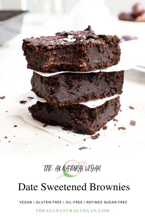 Plant Based Brownies, Simple Brownie Recipe, Vegan Valentines, Date Brownies, Chai Recipes, Whole Foods Plant Based, Best Vegan Desserts, Vegan Brownies, Vegan Plant Based