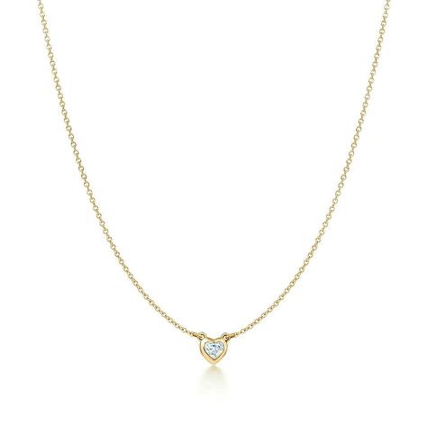 Diamonds By The Yard, Journey Pendant, Dancing Diamond, Delicate Jewellery, Tiffany Diamond, Tiffany Necklace, 18k Gold Necklace, Heart Necklace Diamond, Elsa Peretti