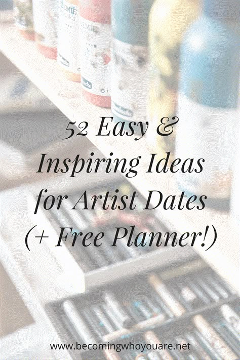 The Artist Way, Art Dates, Creative Ministry, Artist Date, Artists Way, Artist Way, Build Habits, Creative Arts Therapy, Spirit Day