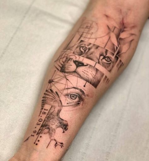 Front Leg Tattoo Men, Forearm Tattoo Men Ideas, Front Forearm Tattoo Men Ideas, Front Forearm Tattoo, Front Leg Tattoo, Tattoo Men Ideas, Mandala Tattoo Men, Geometric Mandala Tattoo, Geometric Tattoos