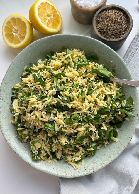 Salt And Stone, Lemon Orzo Salad, Lemon Orzo, How To Cook Orzo, Orzo Salad, How To Cook Asparagus, Family Calendar, Orzo Pasta, Late At Night