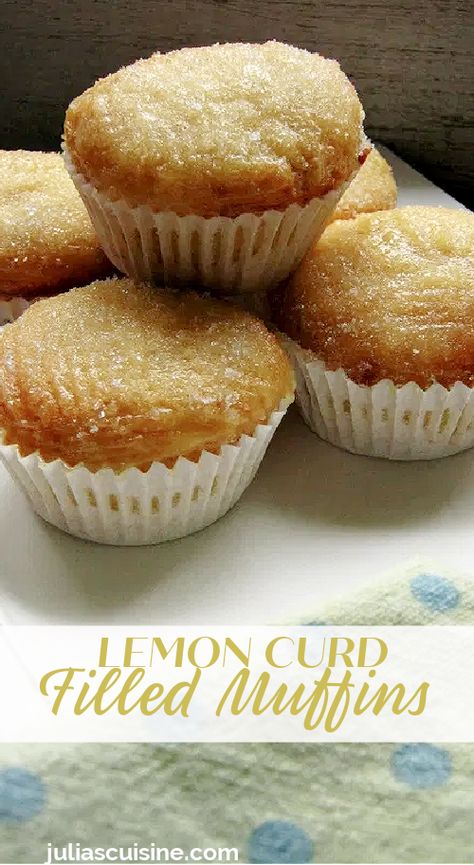 Lemon Curd Filled Muffins Lemon Drop Muffins, Lemon Filled Muffins, Lemon Pie Filling Muffins, What To Eat With Lemon Curd, Lemon Curd Filled Muffins, Lemon Muffins With Lemon Curd, Lemon Curd Breakfast, Lemon Curd Scones Recipe, Lemon Curd Muffins Recipes