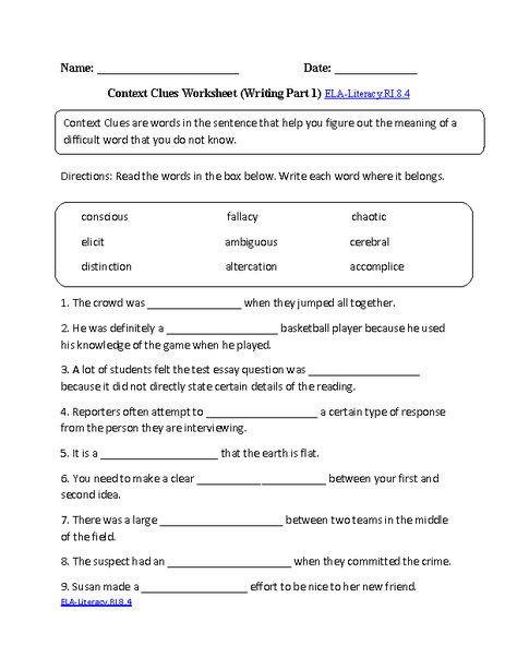 8th Grade Common Core | Reading Informational Text Worksheets Text Structure Worksheets, Informational Text Structures, Text Features Worksheet, Conjunctions Worksheet, 8th Grade Reading, Context Clues Worksheets, Spelling List, Struktur Teks, 6th Grade Worksheets