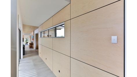 Ply Panels Enhance Natural Flow of Pukekohe Home – EBOSS Ply Ceiling, Ply Walls, Plywood Exterior, Cedar Cladding, Plywood Walls, Bathroom Cabinetry, Shop Fittings, Exterior Cladding, Low Cabinet