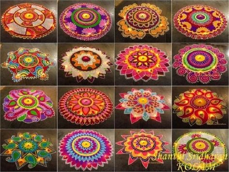 Simple Rangoli Designs For Diwali, Easy And Simple Rangoli Designs, Rangoli Designs For Diwali, Rangoli Designs For Competition, Simple Rangoli Designs, New Year Rangoli, Rangoli Designs Simple Diwali, Rangoli Side Designs, Rangoli Colours