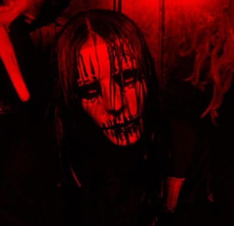 Joey Jordison, Slipknot, Red Light, Iowa, Mask, Makeup, Red, Hair, Make Up