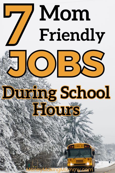 7 Mom-Friendly Jobs During School Hours! Wanting to earn extra cash, or maybe even a full time income while the kiddos are at school? This is a great list of ideas with examples to explore! #worklifebalance #momjobs #freelancejobs #remotejobideas via @kellyland Part Time Jobs For Moms, Gig Jobs, Best Part Time Jobs, Medical Transcriptionist, Jobs For Moms, Working Mom Life, Best Online Jobs, School Schedule, Technical Writing