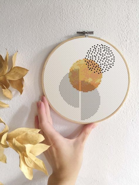 Cross Stitch Abstract, Abstract Cross Stitch, Geometric Cross Stitch, Abstract Cross, Art Cross Stitch, Wedding Cross Stitch Patterns, Embroidery Hoop Wall Art, Abstract Embroidery, Cat Cross Stitch Pattern