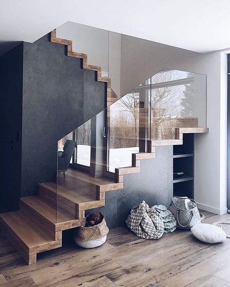 تحت الدرج, Stair Case, Home Stairs Design, Modern Stairs, Modern Staircase, House Stairs, Staircase Design, Stairs Design, Design Case