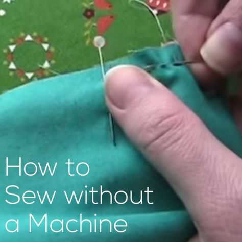 How To Sew Without a Machine – video - Shiny Happy World Sewing With Hand, Quilting Without A Sewing Machine, How To Hand Sew Like A Sewing Machine, Simple Sew Patterns, Hand Sewing Clothes Diy Fashion, Hand Sewn Clothes Diy, Sewing Without A Machine, How To Hand Sew, Sewing Stitches By Hand