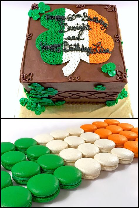 Irish 40th Birthday, Irish Birthday Cake, St Patricks Theme, Irish Cake, Irish Birthday, Irish Theme, Irish Party, Birthday Sheet Cakes, Saint Patties