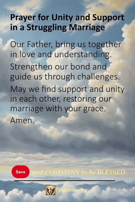 Prayer for Unity and Support in a Struggling Marriage Marriage Struggling, Prayer For Couples, Prayer For Marriage Strength, Prayer For Marriage, Prayers For Marriage In Trouble, Divine Intervention, Prayers For Relationship Couples, Prayers For Restoring Marriage, Bible Verses For Marriage Problems