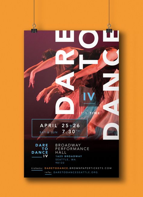 "dare to dance iv" event - performance poster series // 2014 © byron a. gronseth Theatre Workshop Poster, Acting Workshop Poster, Dance Party Poster Design, Performance Poster Design, Dance Event Poster Design, Dance Show Poster, Dancing Poster Design, Dance Workshop Poster, Dance Flyer Design