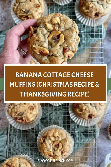 Try these banana cottage cheese muffins that are soft, sweet, and full of banana flavor. These high-protein low carb muffins are perfect for a quick breakfast or snack, healthy lunch box. High Protein Breakfast Muffins Low Carb, Healthy High Protein Banana Muffins, Tone It Up Protein Muffins, Healthy Snacks To Make With Bananas, Healthy Lunch Recipes High Protein Diet Muffins Recipes, Cottage Cheese Banana Muffins Healthy, Banana And Cottage Cheese Recipes, Healthy Muffin Recipes Protein, High Protein Blueberry Cottage Cheese Muffin, High Protein Banana Oatmeal Muffins, High Protein Bran Muffins, Cottage Cheese And Banana Recipes, Egg White Muffins With Cottage Cheese