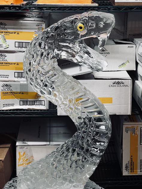 Ice Carving- snake Ice Carving, Carving