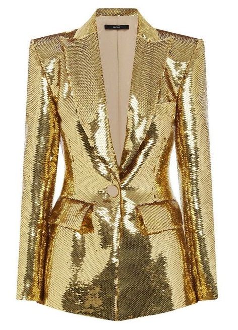 Gold Sequin Jacket, Sequin Blazer, Alex Perry, Moda Vintage, Blazer Fashion, Clothing Size Chart, Moda Operandi, Fashion Collection, Blazer Jacket