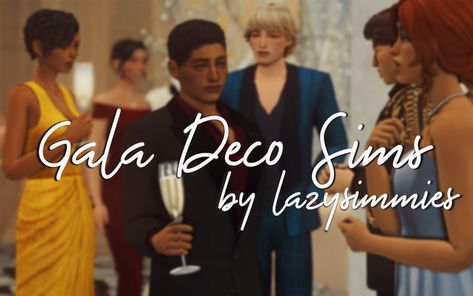 gala deco sims 🥂 | lazysimmies on Patreon Sims Collection, Deco Sims, Sims 4 Stories, Sims 4 Expansions, Prom Decor, Play Sims, Sims 4 Teen, Party Deco, Sims 4 Cc Furniture