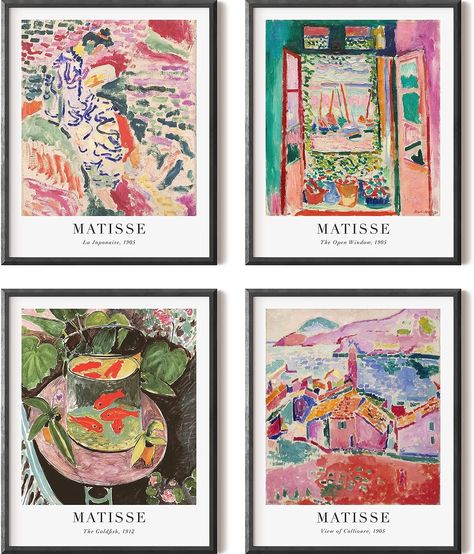 $14.95 Matisse Wall Art, Matisse Poster, Eclectic Gallery Wall, Dorm Room Inspo, Art Exhibition Posters, Artist Wall, Matisse Prints, Matisse Art, Contemporary Wall Art