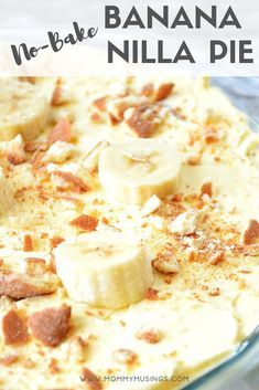 Nilla Banana Pudding Recipe, Banana Cream Pie Recipe With Pudding, Graham Crackers Crust, Vanilla Wafer Dessert, Baking With Bananas, Graham Cracker Crust Dessert, Dried Fruit Cake, Nilla Wafer Banana Pudding, Best Banana Recipes