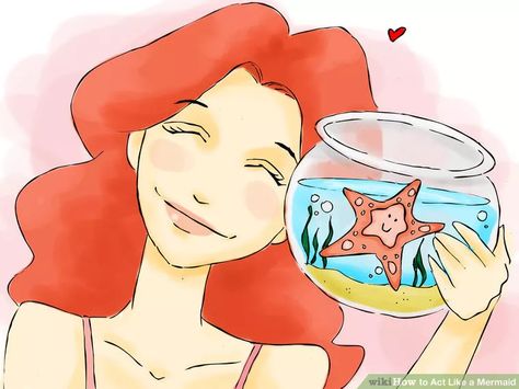 Image titled Act Like a Mermaid Step 11 Funny Wikihow, Wikihow Funny, Multi Media Art Projects, Relationship Expectations, Mermaid Bedroom, How To Act, Family Beach Trip, Mermaid Life, Family Beach