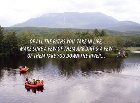 Canoe Quotes, Places Quotes, Kayaking Quotes, Campground Ideas, Colorado Life, Baxter State Park, Fantastic Quotes, Poster Quotes, Maine Vacation