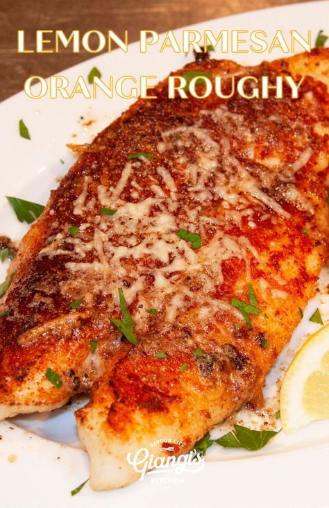 lemon parmesan orange roughy Super Quick Dinner, Orange Roughy Recipes, Crusted Rack Of Lamb, Lemon Butter Sauce, Lime Sauce, Inflammatory Diet, Lemon Sauce, Summer Vacations, Lemon Butter