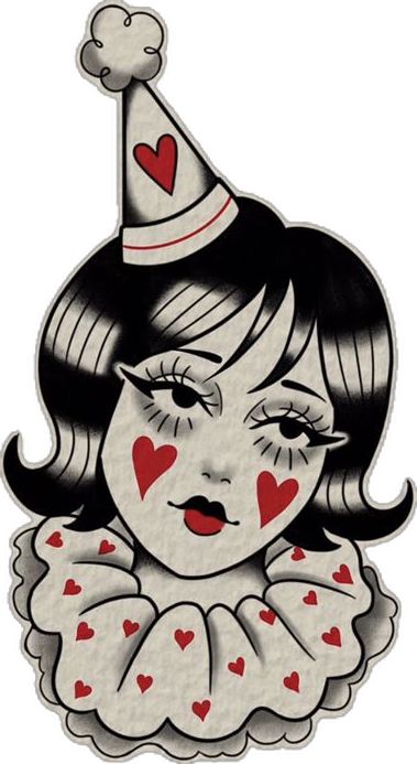 Traditional Tattoo Painting, Cartoon Tattoo Ideas, Circus Tattoo, Harley Tattoos, Americana Tattoo, Animated Shows, Pin Up Girl Tattoo, Traditional Tattoo Inspiration, American Traditional Tattoo Ideas