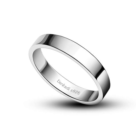 PRICES MAY VARY. Title: Dankadi Simple Fashion S925 Sterling Silver Ring Smooth Plain Dome Comfort Solid Silver Wedding Ring For Men & Women 3.5 mm Ring 3-13#. Product Type: Departments > Men > Jewelry > Rings Men Wedding Rings Silver, Wedding Ring For Men, Silver Wedding Ring, Sterling Silver Wedding Rings, Jewelry Wedding Rings, Mens Wear, Silver Wedding Rings, Ring For Men, Simple Fashion