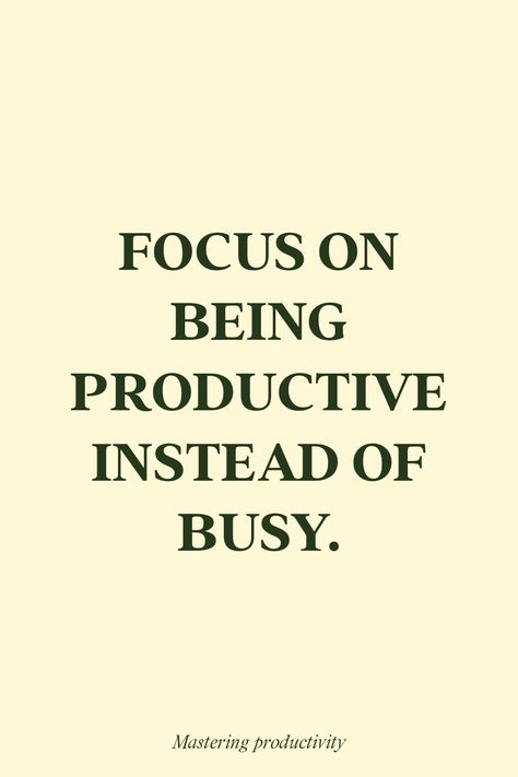 If you struggle with being productive, remind yourself that being busy is a form of lazy thinking, and it keeps you in your comfort zone by doing small and not practical tasks instead of finishing big and uncomfortable tasks that actually need to be done first.⏳ #masteringproductivity #timemanagementskills #productivitytip #motivation #goals #business #selflove #entrepreneur #time #planner #organization #workday Workday Motivation, Productive Goals, Uncomfortable Quote, Productivity Aesthetic, Getting Work Done, Organization Quotes, Strategy Template, Goals Business, Productive Life