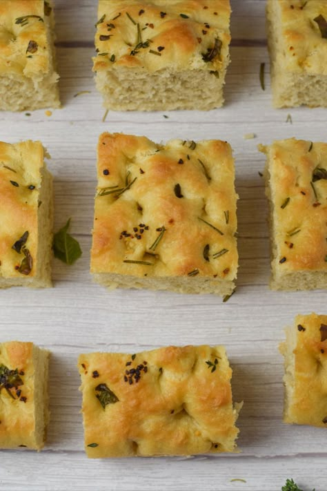 sourdough discard focaccia Discard Focaccia, Sourdough Discard Focaccia, Foccacia Recipe, Boozy Baking, Recipe Using Sourdough Starter, Foccacia Bread, Focaccia Bread Recipe, Healthy Food Alternatives, Sourdough Starter Discard Recipe