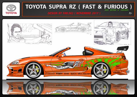 Bryan Fast And Furious Car, Fast And Furious Toyota Supra, Toyota Supra Mk4 Fast And Furious, Supra Mk4 Fast And Furious, Paul Walker Supra, Fast And Furious Supra, Toyota Ft1, Supra Car, Toyota Supra Rz