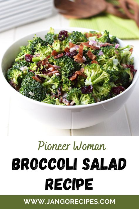 Broccoli is one of my favorites. I eat it a lot and I usually make it into a salad. This Pioneer Woman broccoli salad is a great recipe for when you’re feeling a bit run down, or if you’re just feeling like something light and somewhat healthy. Southern Broccoli Salad, Pioneer Woman Broccoli Salad, Pioneer Woman Salad Recipes, Broccoli Cranberry Salad Recipes, Broccoli Salad Dressing, Apple Broccoli Salad, Easy Fall Dinner Recipes, Broccoli Salad With Cranberries, Broccolini Recipe