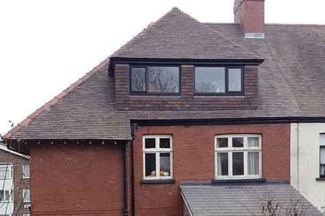 Loft Dormer, Loft Conversion Bedroom, Hipped Roof, Dormer Loft Conversion, Loft Flooring, Edwardian House, Dormer Windows, Hip Roof, Traditional Building