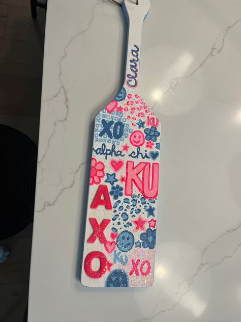 Disco Ball Sorority Paddle, Chi Omega Paddle, Senior Sorority Paddles, Paddle For Sorority, Paddles For Sorority, Senior Paddles Sorority, Blue Sorority Paddle, Pink Paddle Sorority, Big Little Plaques