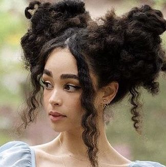 Women With Pigtails, Puffy Pigtails Hair, Black Hairstyles Pigtails, Fluffy Braid Out, Curly Pigtails Black Women, Braided Hairstyles Quick And Easy, Pigtail Hairstyles Black Women, Poofy Hair Hairstyles, Poofy Hairstyles