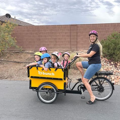 Bunch bikes are electrically powered cargo bikes with a basket attached. Bunch Bikes founder Aaron Powell appeared in Shark Tank Season 12 Episode 18 and asked the Sharks for $250,000 for 10% equity. Bunch Bikes is an innovative product that offers the convenience of traveling in even the smallest of spaces at once. There are... Cargo Bike Kids, Marine Grade Plywood, Bike With Basket, Electric Cargo Bike, Nature School, Bike Brands, Green Led, Season 12, Cargo Bike