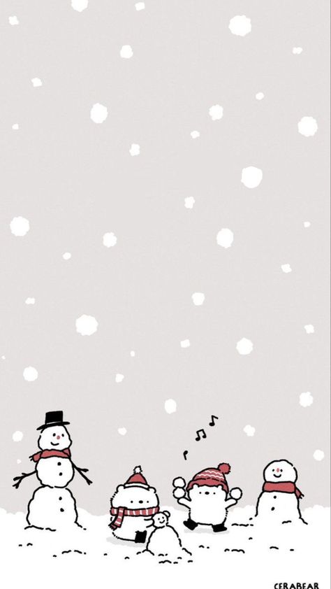 Snowman Cute Wallpaper, Cute Snowman Wallpaper Iphone, Frosty The Snowmen Aesthetic, Winter Wallpaper Home Screen, Cozy Christmas Phone Wallpaper, Animated Winter Wallpaper, Winter Aesthetic Cartoon, Cute Christmas Lockscreens, Dark Snow Wallpaper