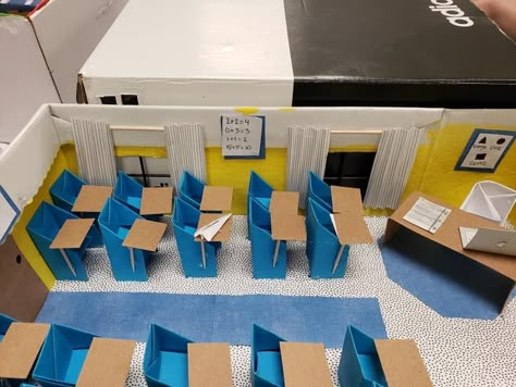 Shoe Box Habitat Projects, Shoe Box Set Design Project, Shoe Box Diorama Projects, Shoe Box Classroom Model, Shoe Box Ecosystem School Projects, Shoebox Project, Classroom Projects, School Project, Pictures To Draw