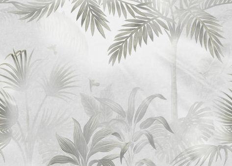 Safari Nursery Ideas, Tropical Room Decor, Tropical Room, Woodland Wallpaper, Jungle Tropical, Condo Decor, Interior Wallpaper, Jungle Wallpaper, Create Your Own Wallpaper