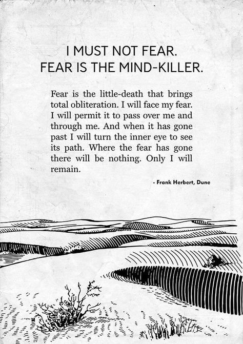 Dune Bene Gesserit, Litany Against Fear, Dune Quotes, Bene Gesserit, Dune Frank Herbert, Dune Art, Fear Quotes, Unique Words Definitions, Frank Herbert