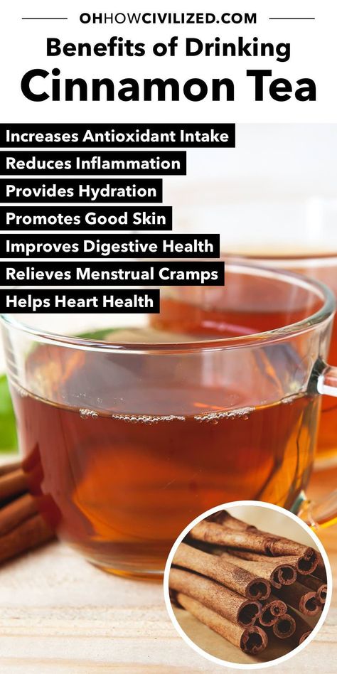 Drinking cinnamon tea has many health benefits for the body, including better heart health and clearer skin. Learn about the nutritious drink and what it can do for you. #cinnamon #cinnamontea #tearecipes Benefits Of Drinking Ginger, Cinnamon Tea Benefits, Kinds Of Tea, Ginger Tea Benefits, Hot Tea Recipes, Matcha Lemonade, Easy Teas, Caffeine Free Tea, Tea Drinks