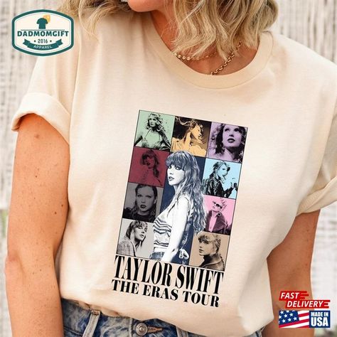 Vintage Taylor Swift Shirt The Eras Tour Merch 2023 Sweatshirt Unisex Check more at https://dadmomgift.com/product/vintage-taylor-swift-shirt-the-eras-tour-merch-2023-sweatshirt-unisex/ Vintage Taylor Swift, Ripped Jeans Look, Taylor Swift Enchanted, Taylor Swift Shirt, Eras Tour Merch, Young Taylor Swift, Taylor Swift Dress, Eras Tour Taylor, Taylor Swift Shirts