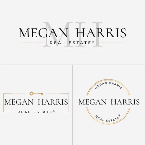 Minimalist Realtor Logo, Realtor Logo Ideas, Realtor Branding Ideas, Luxury Real Estate Branding, Realtor Aesthetic, Real Estate Logo Inspiration, Realtor Logos, Estate Logo Ideas, Real Estate Logo Ideas