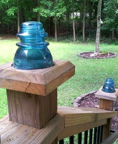 Insulators Repurposed, Insulator Projects, Glass Insulator Ideas, Insulator Crafts, Vintage Insulators, Insulator Ideas, Electric Insulators, Insulator Lights, Upcycle Vintage