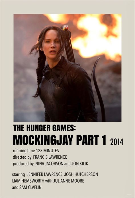 Hunger Games Poster, Film Polaroid, The Hunger Games Mockingjay, Hunger Games Movies, Iconic Movie Posters, Hunger Games Mockingjay, Movie Card, Film Posters Minimalist, Film Poster Design