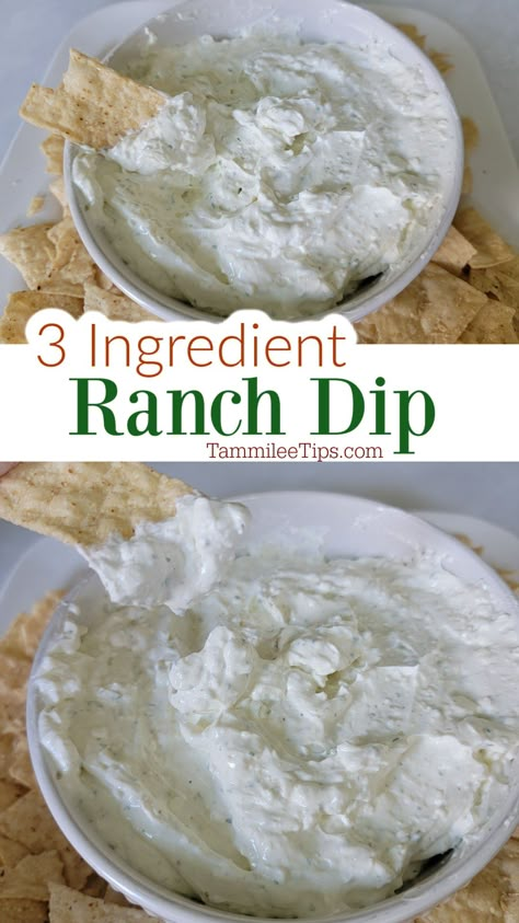 Dips With Ranch Packet, Ranch Dip With Cream Cheese, Ranch Onion Dip, Homemade Ranch Dip Recipe, Ranch Dip For Veggie Tray, Quick Dip Recipes 3 Ingredients, Easy Veggie Dip Recipe, Easy Dip With Cream Cheese, Ranch Packet Dip